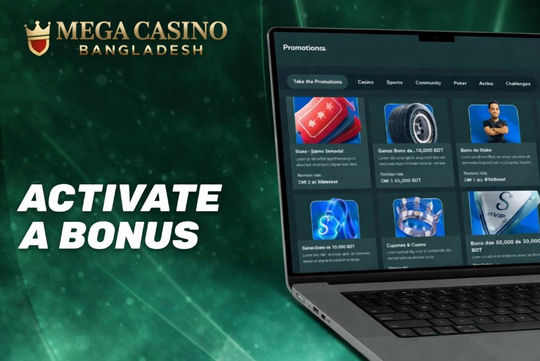 General process for activating casino bonuses after registration or deposit