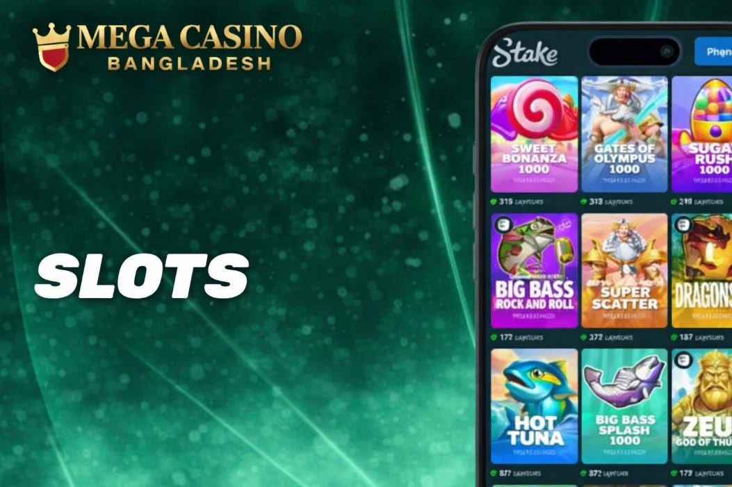 Selection of digital slots with different themes, volatility, and special features